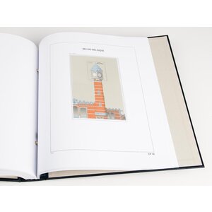 Supplement year: 2013 - Belgium - sheet for Service and postage stamps, Booklets, Railways, nr: CP47 - Davo, DeLuxe preprint sheets