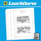 Supplement year: 2004 - Netherlands, type: V - sheets for Miniature Sheets, nr's: V1-V7, VD1, VD2 (9 pcs.) - Leuchtturm, preprint sheets (champagne colored)