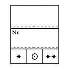 Preisetiketten für Briefmarken 23 x 27 mm. pro 1000 Stück
