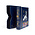 Leuchtturm, Optima Classic, Album (4 rings)  Euro coins - without content, incl. slipcase - Blue - dim: 250x280x65 mm. ■ per pc.