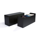 Leuchtturm, Archive box, Logic - Coin-cards/Goldbar-blisters 85x125 mm. (40x)  Black - dim: 300x100x60 mm. ■ per pc.