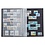 Classeur A5, 32 pages (Noir) - 6 bandes - Vert - série Basic, Simili-cuir - dim: 170 x225 x 30 mm.