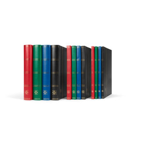 Insteekalbum A5, 32 bladzijden (Zwart) - 6 stroken - Groen - serie Basic, Kunstleder