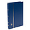 Insteekalbum A4, 32 bladzijden (Zwart) - 9 stroken - Blauw - serie Basic, Kunstleder