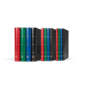 Insteekalbum A4, 16 bladzijden (Zwart) - 9 stroken - Groen - serie Basic, Kunstleder