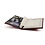 Classeur A4, 16 pages (Noir) - 9 bandes - Rouge - série Basic, Simili-cuir