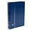 Insteekalbum A4, 64 bladzijden (Zwart) - 9 stroken - Blauw - serie Basic, Kunstleder