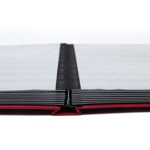 Insteekalbum A4, 64 bladzijden (Zwart) - 9 stroken - Rood - serie Basic, Kunstleder