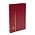 Insteekalbum A4, 16 bladzijden (Wit) - 9 stroken - Rood - serie Basic, Kunstleder - afm: 230 x 305 x 20 ■ per st.