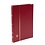 Insteekalbum A4, 16 bladzijden (Wit) - 9 stroken - Rood - serie Basic, Kunstleder