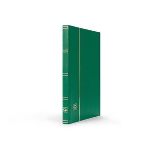 Classeur A4, 32 pages (Blanc) - 9 bandes - Vert - série Basic, Simili-cuir