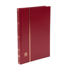 Insteekalbum A4, 32 bladzijden (Wit) - 9 stroken - Rood - serie Basic, Kunstleder - afm: 230 x 305 x 30 ■ per st.