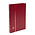 Insteekalbum A4, 32 bladzijden (Wit) - 9 stroken - Rood - serie Basic, Kunstleder - afm: 230 x 305 x 30 ■ per st.