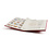 Insteekalbum A4, 32 bladzijden (Wit) - 9 stroken - Rood - serie Basic, Kunstleder