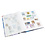 Insteekalbum A5, 16 bladzijden (Wit) - 6 stroken - Blauw - serie Stamps, Full color print