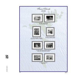 Nachtrag Jahr: 2024 - Färöer Inseln - Typ: DeLuxe - Blätter für Basisalbum, N°: 139-140, B45 (4 Stk.) - Davo (2 Löcher)