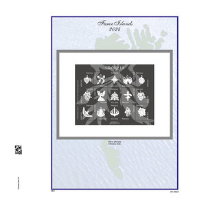 Supplément année: 2024 - Christmas Seals Jöl - type: DeLuxe - feuille pour Album de base, N°: Jöl 2024 - Davo (2 Trous)