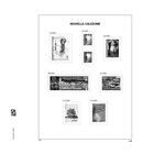 Supplement year: 2024 - New Caledonia - type: DeLuxe - sheets for Basic album, N°: 110-B48, CO1 (3 pcs.) - Davo (2 Holes)