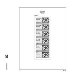 Davo de luxe supplement, Jersey Post & Go, jaar 2024