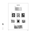 Supplement year: 2024 - Switzerland - type: DeLuxe - sheets for Basic album, N°: 224-229, B58-59 (8 pcs.) - Davo (2 Holes)