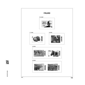 Supplement jaar: 2024 - Finland - type: DeLuxe - bladen voor Basisalbum, N°: 158-162 (5 st.) - Davo (2 Gats)