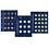 Vista, Sheets (4 rings) 2 Euro coins (20 pcs.) Erasmus 2022 - Transparent - dim: 202 x 252 mm.