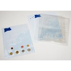 Davo, Kosmos, Feuilles, M20 (4 anneaux)  pour Étuis à monnaie 50x50 mm. (20 pcs)  Transparent - dim: 250x310 mm. ■ par 8 pcs. - Copy