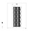 Supplement year: 2024 - Israel - type: DeLuxe - sheets for Miniature Sheets, N°: 281a-f, 282a, 283a-d, C28b, 2024-Labels 1-6, PS1 (19 pcs.) - Davo (2 Holes)