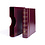 Album Grande (Classic), incl. cassette en zonder bladen - Rood - 4 Rings - Afm: 280 x 325 x 60 mm