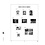 Supplement year: 2024 - United States - type: DeLuxe - sheets for Basic album, N°: 324-330, B88-89 (9 pcs.) - Davo (2 Holes)