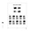 Supplement year: 2024 - United States - type: DeLuxe - sheets for Stamps from Pairs, N°: 325a-326a, 327a, 328a, 329a, 329b, 330a (7 pcs.) - Davo (2 Holes)