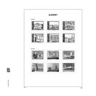 Supplement year: 2014 - Alderney - type: DeLuxe - sheets for Basic album, N°: 75-77, B35 (4 pcs.) - Davo (2 Holes)