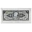 Slab für Banknoten - Acryl- Abm:190 x 83x 10  mm. ■ pro Stk.