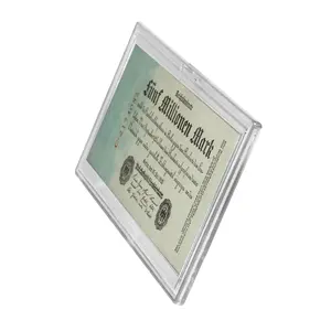 Slab für Banknoten - Acryl- Abm:190 x 83x 10  mm. ■ pro Stk.