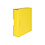 Album Publica  M  Color (S3542), incl. cassette en zonder bladen - Geel - 4 Rings - Afm: 290 x 315 x 60