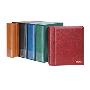Album Multi Collect Regular (1302), incl. cassette en zonder bladen - Wijnrood - 4 Rings - Afm: 245 x 270 x 80 mm