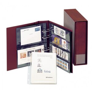 Album Multi Collect Regular (1302), inkl. Schutzkassette und ohne Blätter - Schwarz - 4 Ringe - Abm: 245 x 270 x 80 mm