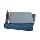 Album ECO (1100), incl. boite de protection et sans feuilles - Bleu - 18 Anneaux - Dim: 310 x 312 x 57 mm ■ par pièce