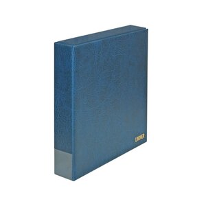 Album ECO (1100), incl. cassette en zonder bladen - Blauw - 4 Rings - Afm: 315 x 320 x 65 mm