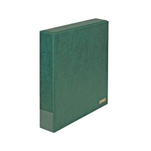 Album ECO (1100), incl. cassette en zonder bladen - Groen - 4 Rings - Afm: 315 x 320 x 65 mm