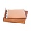 Album ECO (1100), incl. cassette en zonder bladen - Lichtbruin - 4 Rings - Afm: 315 x 320 x 65 mm