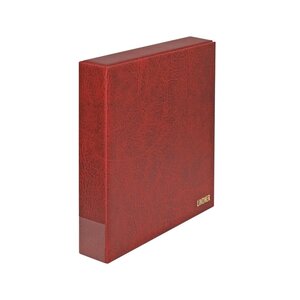Album ECO (1100), incl. boite de protection et sans feuilles - Rouge vin - 4 Anneaux - Dim: 315 x 320 x 65 mm