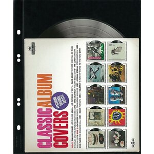 Feuilles de pochettes - 1 compartiment(s): 190 x 253 mm - Multi Collect (1311) - Noir - 4 Anneaux