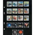 Einsteckblätter - 5 er Einteilung: 190 x 43 mm - Multi Collect (1315) - Schwarz - 4 Ringe ■ pro 10 Stück