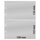 Insert sheets - 2 compartment(s): 190 x 122 mm - Multi Collect (1322) - Transparent - 4 Rings ■ per 10 pcs.