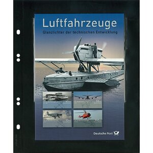 Insteekbladen - 1 vaks indeling: 151 x 235 mm - Multi Collect (1330) -  - Zwart - 4 Rings