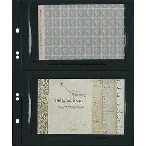 Insert sheets - 2 compartment(s): 168 x 112 mm - Multi Collect (1332) - Black - 4 Rings