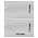 Feuilles de pochettes - 2 compartiment(s): 152 x 112 mm - Multi Collect (1341) - Transparent - 4 Anneaux ■ par 10 pcs.