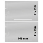 Insert sheets - 2 compartment(s): 168 x 112 mm - Multi Collect (1342) - Transparent - 4 Rings ■ per 10 pcs.