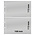 Feuilles de pochettes - 2 compartiment(s): 168 x 112 mm - Multi Collect (1342) - Transparent - 4 Anneaux ■ par 10 pcs.
